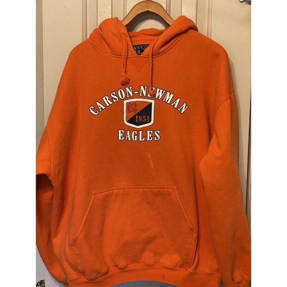 Carson Newman Eagles Orange Hoodie Men's Size XXL NCAA Gear for Sports - Picture 3 of 9